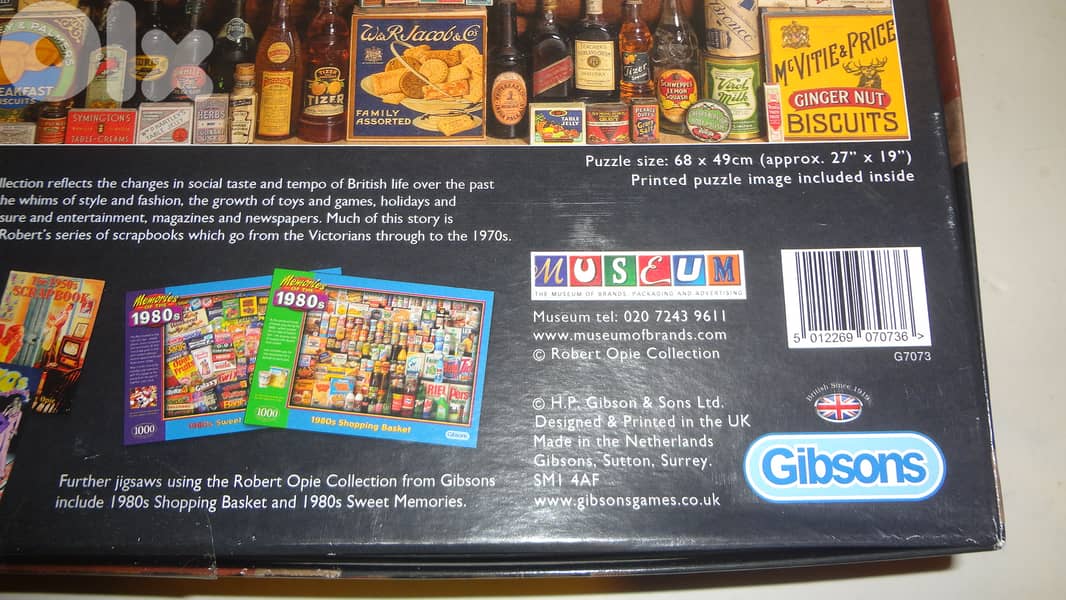 Gibsons 1000 pcs puzzle "The brands that built Britain 2