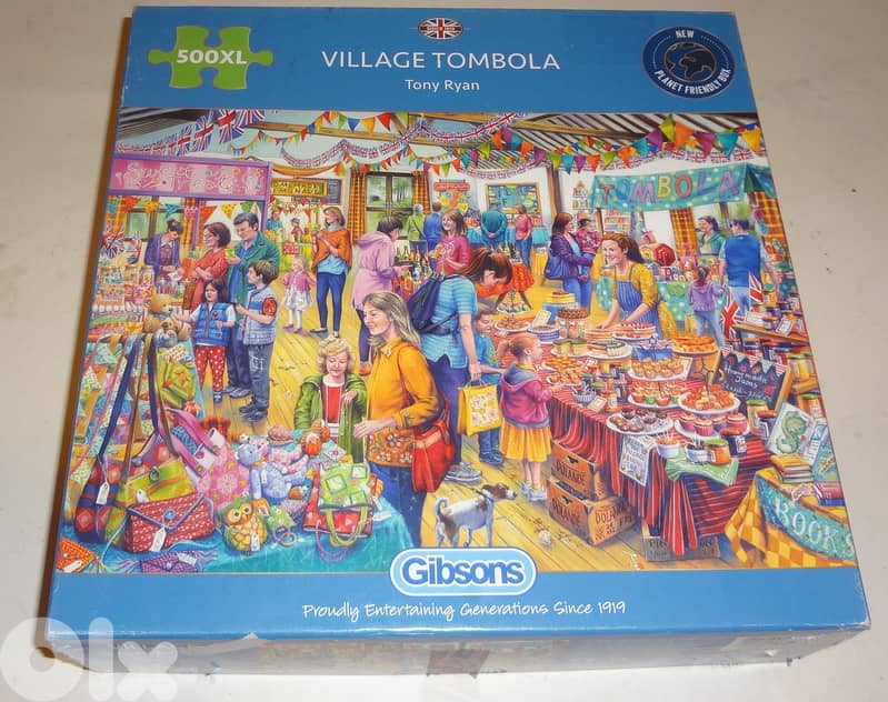 Gibsons puzzle 500 pcs "Village tombola" 0