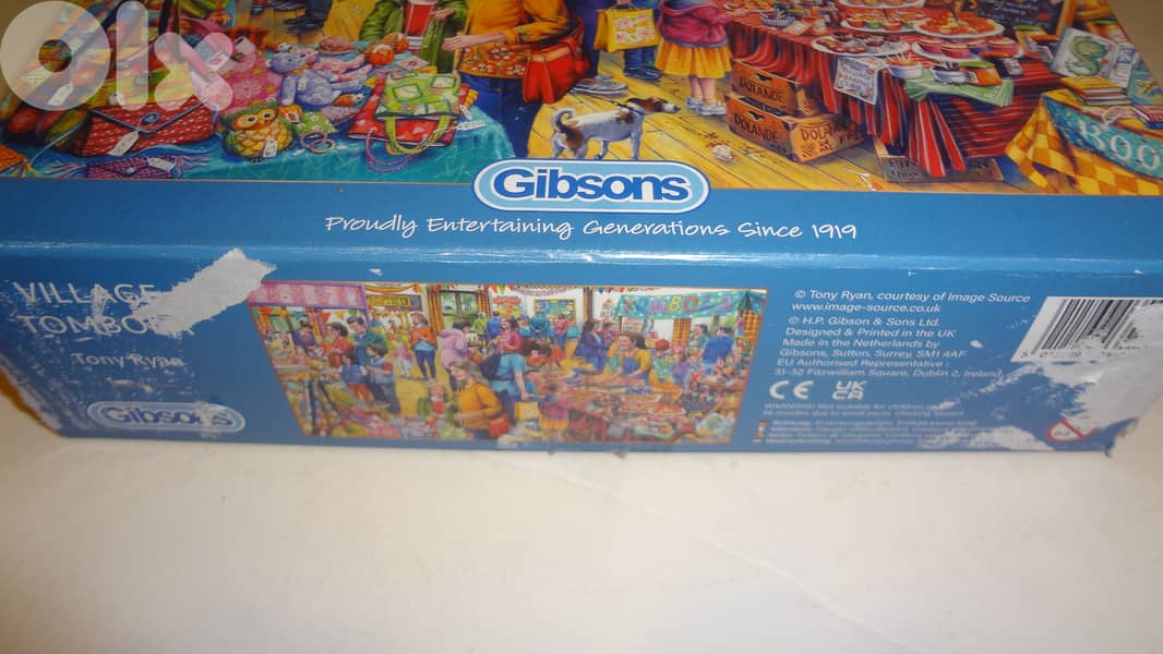 Gibsons puzzle 500 pcs "Village tombola" 1