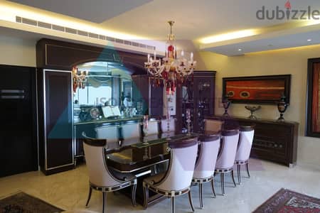 Lux 4 master bedroom apartment with 80m2 garden for sale in Broumana