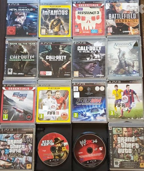 Giant collection of Ps3 games used for sale in leb 4