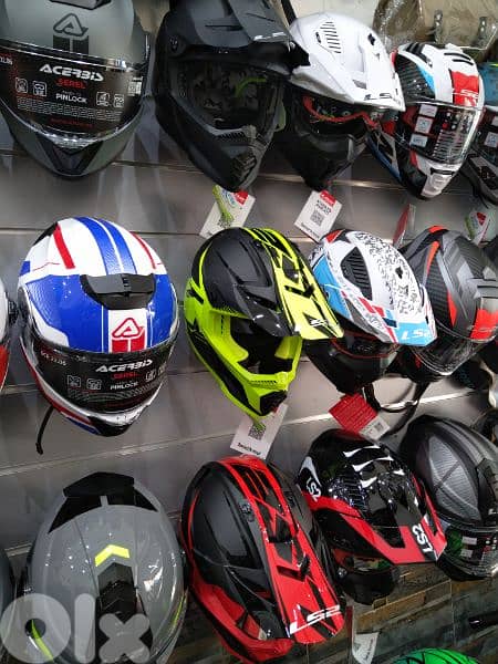 AGV , LS2 , Acerbis , MT , kyt , Arai , Awa , shark ,Beon 13