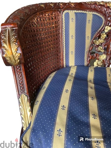 Vintage Salon : 4 sofas one seater + sofa two seaters 10