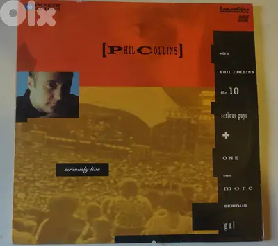 Phil Collins – Seriously Live laserdisc