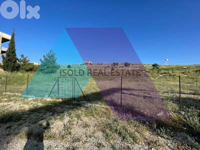 1720m2 land+open view for sale in Mansourieh/Bhamdoun-ابحمدون لمنصورية