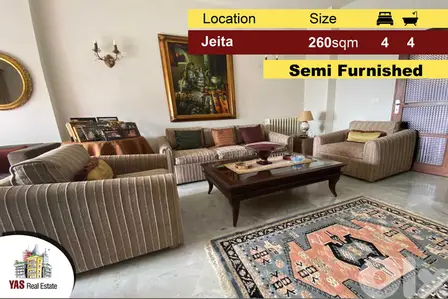 Jeita 260m2 | Mint Condition | Semi Furnished | Luxury | View | EL |