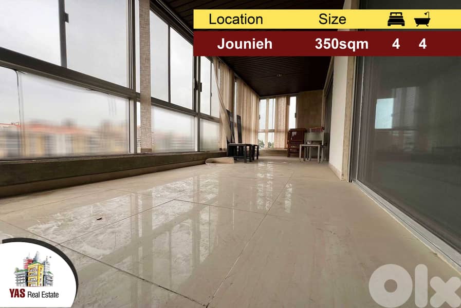 Jounieh 350m2 | Panoramic View | Well Maintained | Classic | EH | 0