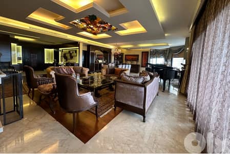 BROUMANA PRIME (510SQ) FURNISHED WITH JACUZZI , (BR-287)