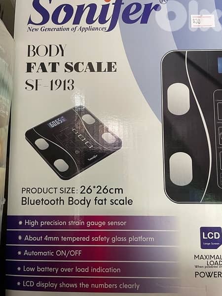 ميزان الجسم Body scale digital 2