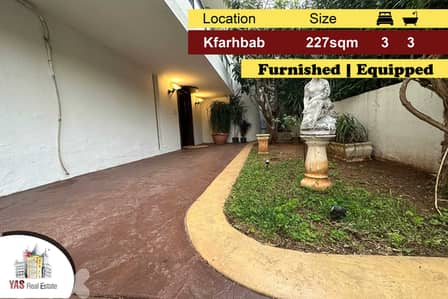 Kfarhbab 227m2 | 200m2 Terrace/garden | Furnished | View | KAIV |