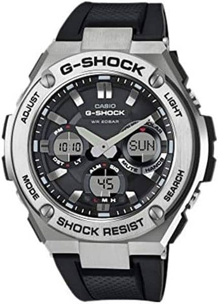casio G shock stainless steel  tough solar GST-S110 0