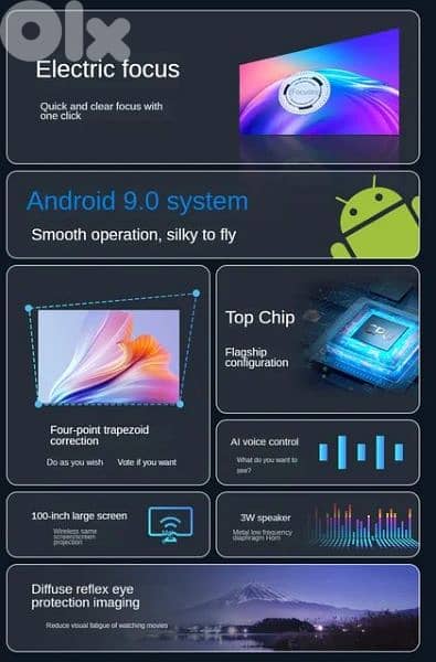 Smart projector Android S2pro 2