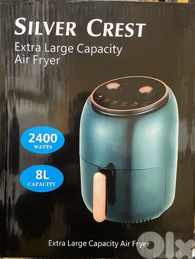 Silvercrest airfryer قلاية البطاطس ودجاح ولحوم