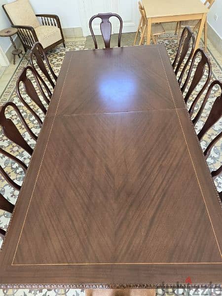 Carved dining table 7