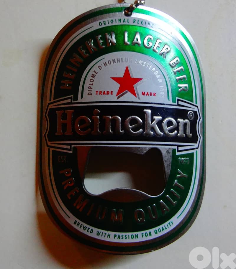 Heineken promotionnal metal bottle cap opener 0