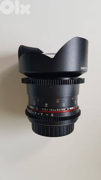 SAMYANG Cine Lenses T 3.1 / 14 mm VD SLR II CANON 0
