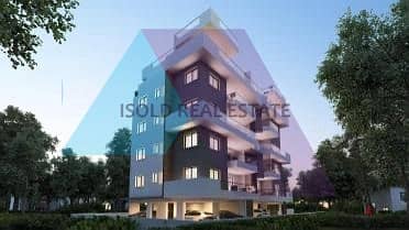 Luxurious 120 m2 apartment with a garden for sale in Larnaca