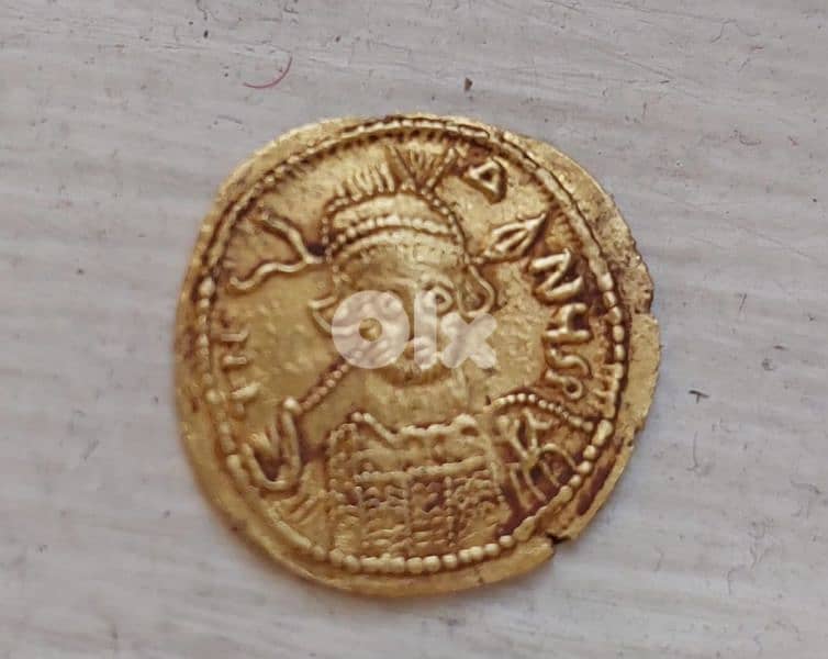 Constantine IV Emperor Byzantine Gold Solidus coin weight 4.23 grams 0