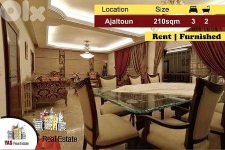 Ajaltoun 210m2 | Luxury | Rent | Open View | Excellent Condition |KH