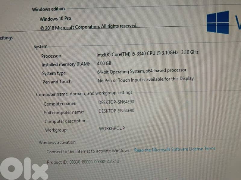 HP core i5 desktop for sale 1