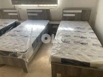 تختين مفرد مع فرش جديدة بافضل الاسعار من المعمل