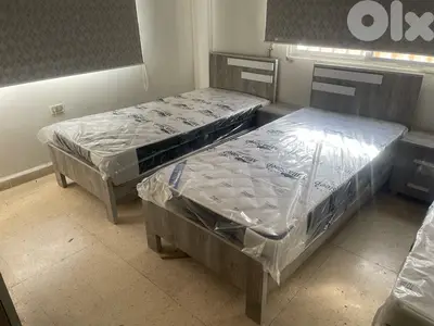 تختين مفرد مع فرشة سليب جديدة باافضل الاسعار من المعمل