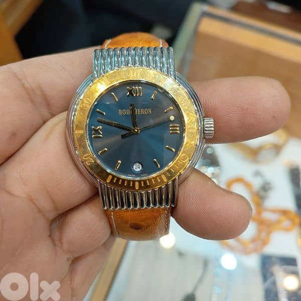 boucheron relflet solis gold& steel 37m 2