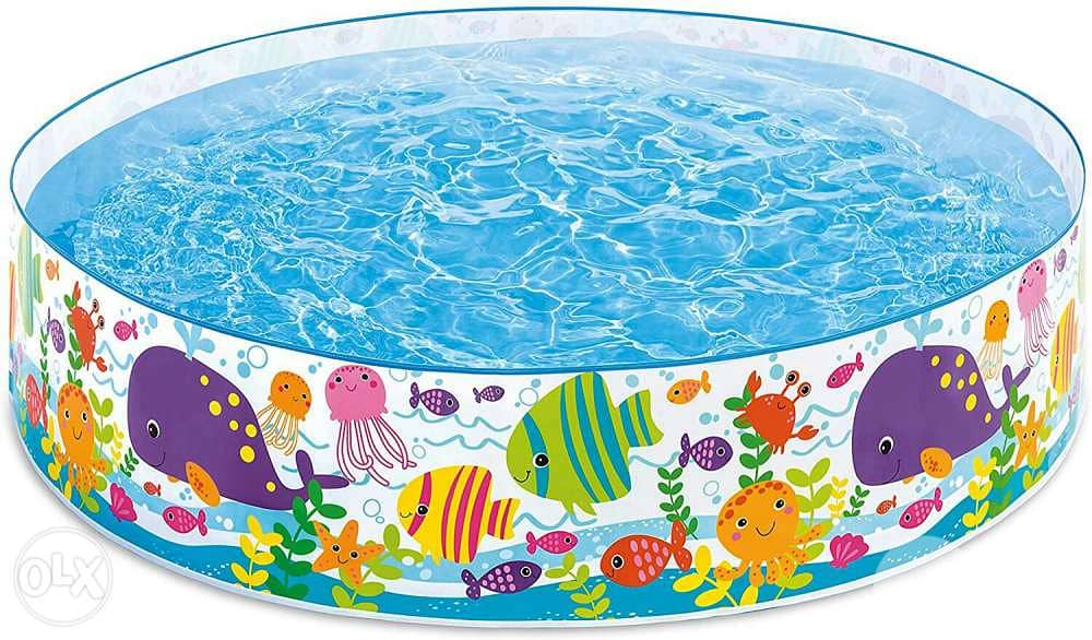 Original Intex Ocean Play Snapset Pool 183 x 38 cm 0