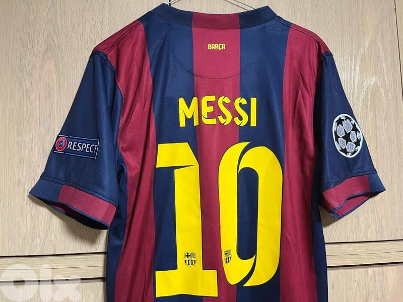 Messi the goat final Berlin 2015 barcelona home special nike kit 2