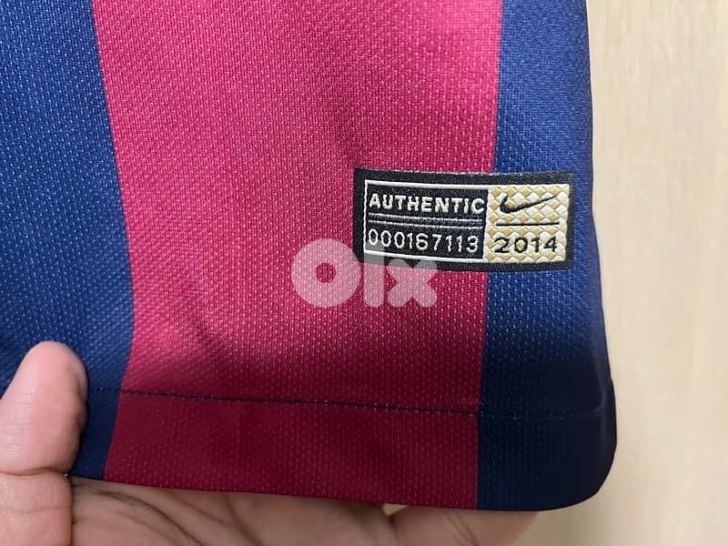 Messi the goat final Berlin 2015 barcelona home special nike kit 5