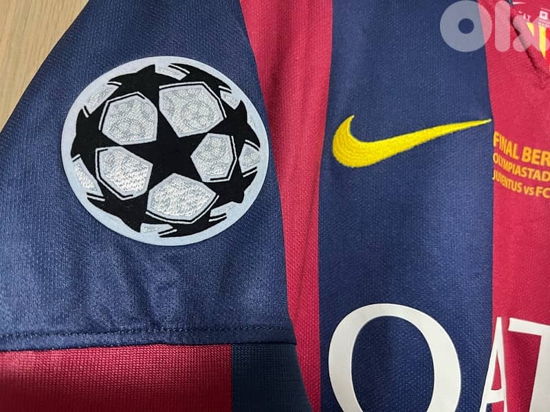 Messi the goat final Berlin 2015 barcelona home special nike kit 7