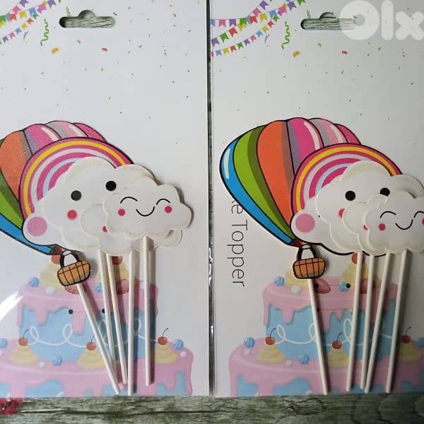 colorful rainbow birthday decoration 13
