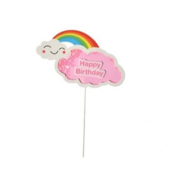 colorful rainbow birthday decoration 8