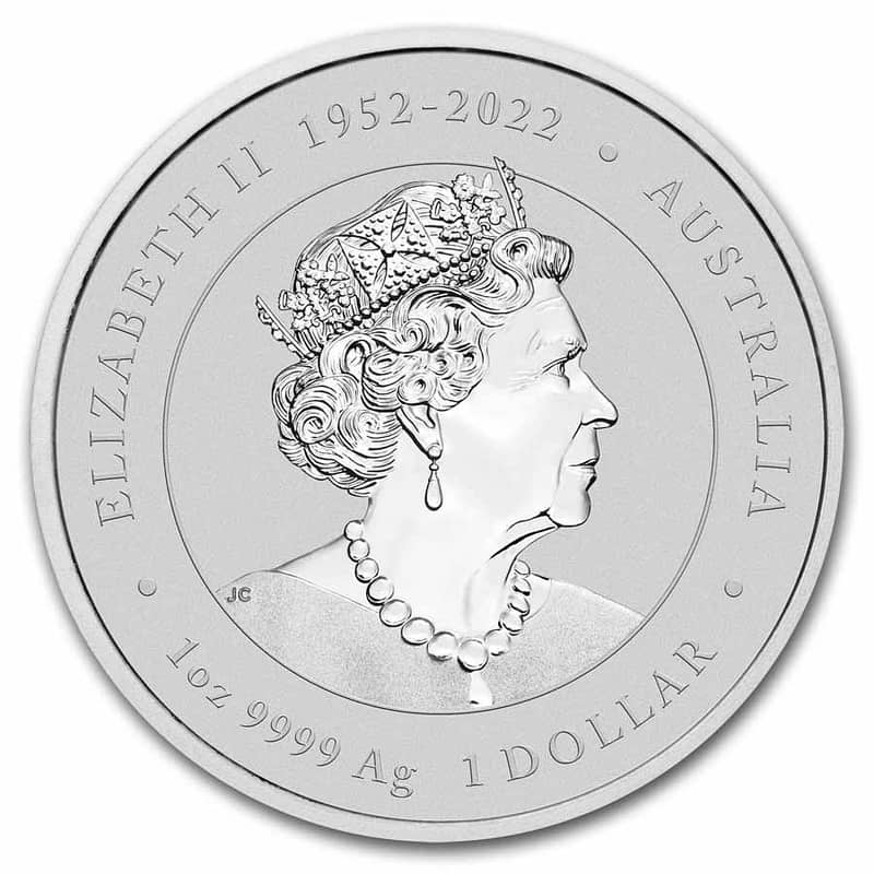 2024 AUS 1 oz Silver Coin - Lunar Dragon BU SIII (PCGS First Strike) 1