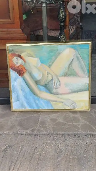 لوحة رسم زيتي اوروبية