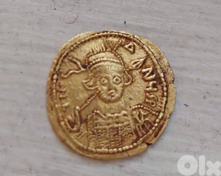 Ancient Byzantine Gold Coin Constantine IV year 668 weight 4.23 gram 0