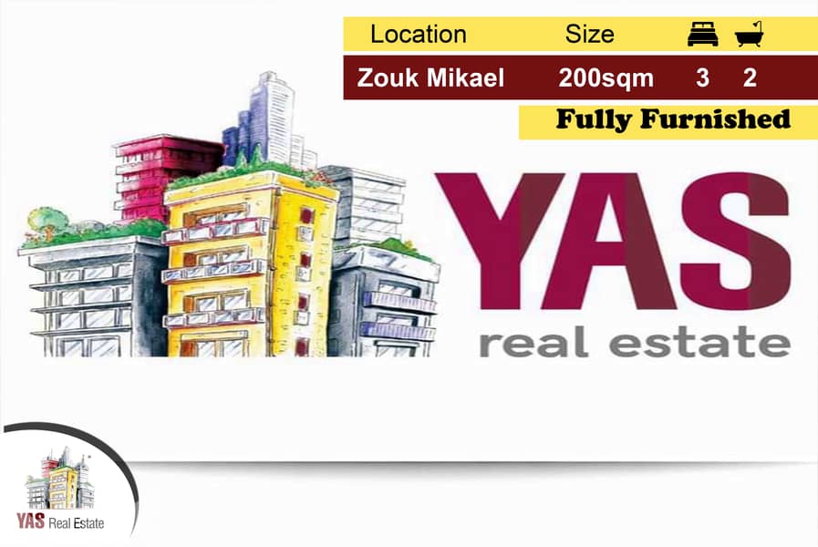 Zouk Mikael 200m2 | Panoramic View | Well Maintained | Furnished |EH | 0