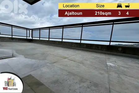 Ajaltoun 210m2 | Panoramic Sea View | Excellent Condition | Catch | MY