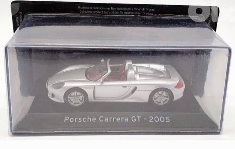 Porsche Carrera GT (2005) diecast car model 1;43. 2