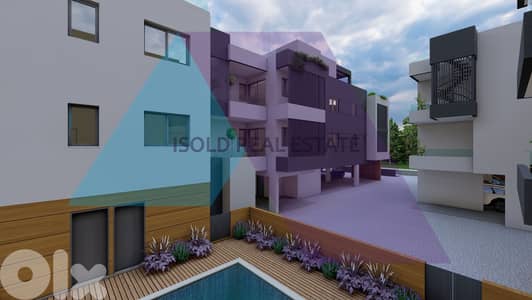 2 bedroom apartment+90m2 roof terrace+shared pool for sale in Larnaca