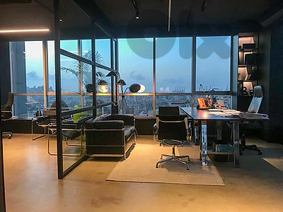 130 SQM Furnished Office in Bauchrieh with Panoramic City View