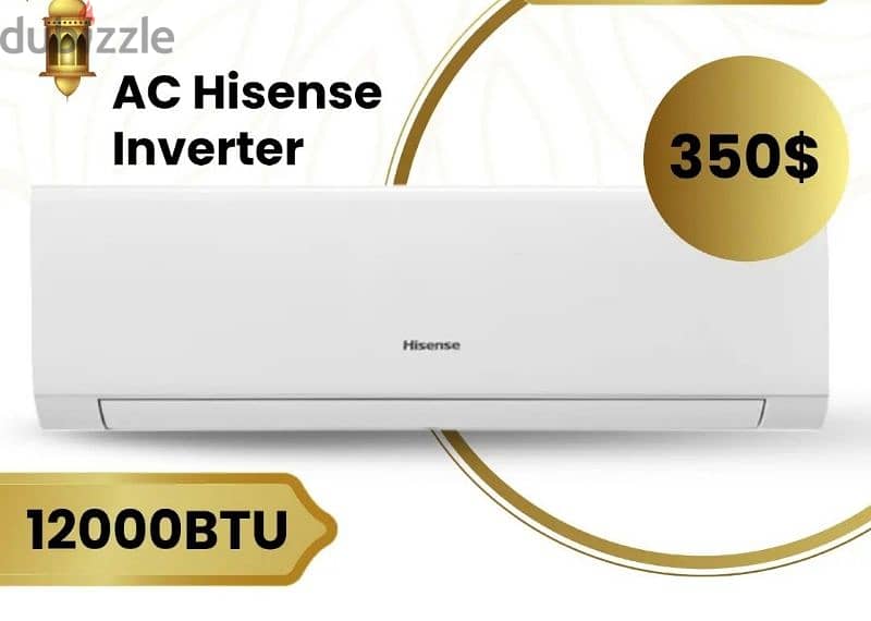 ac hisense 9000btu 12000btu 18000btu inverter 0