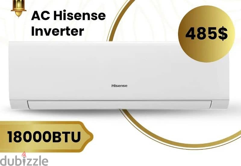 ac hisense 9000btu 12000btu 18000btu inverter 1