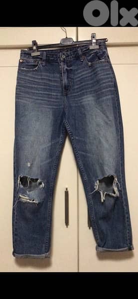 Mom jeans authentic Abercrombie size 38 0