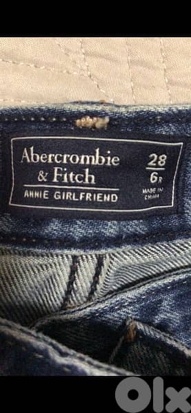 Mom jeans authentic Abercrombie size 38 6