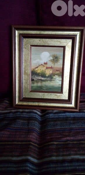 2 paintings. oil 0