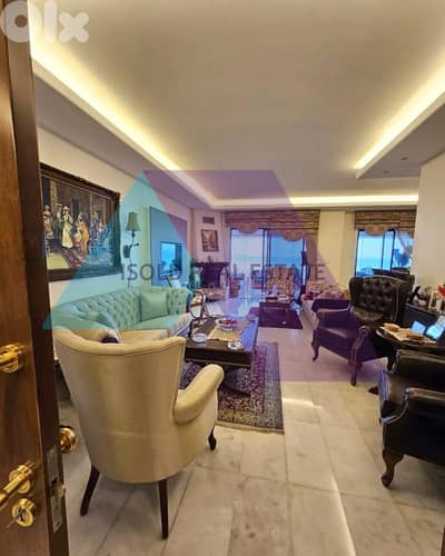 LUX apartment + open sea view for sale in Bsalim / Byakout - بيقوت