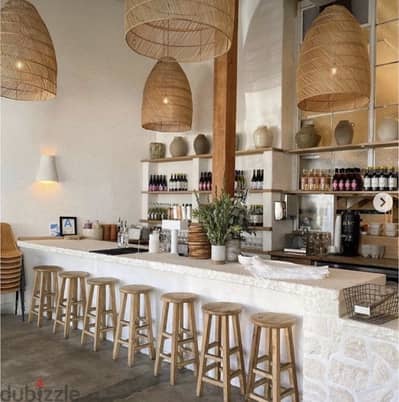 Well designed French cafe equipped sami el solh
