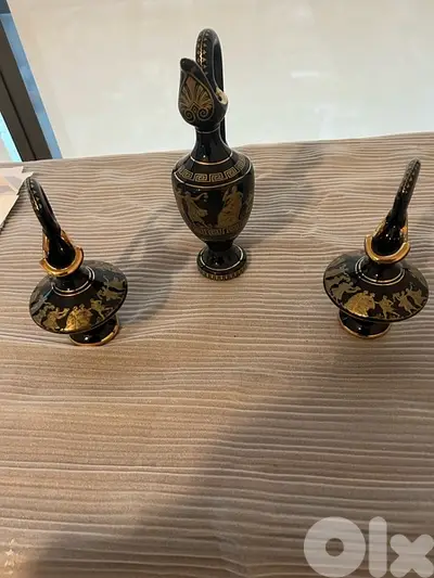 Vintage Porcelain Greek Urns