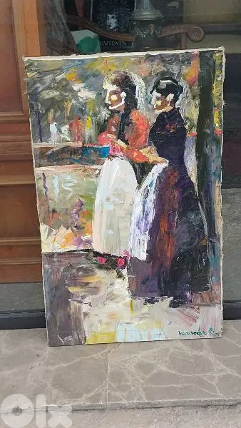لوحة رسم زيتي